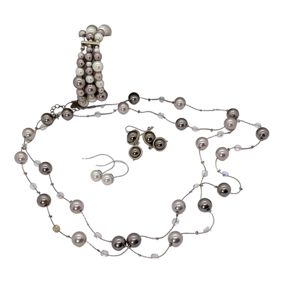 Lia Sophia Caramelo set!  Necklace, bracelet, 2 sets of earrings! - Picture 6 of 7